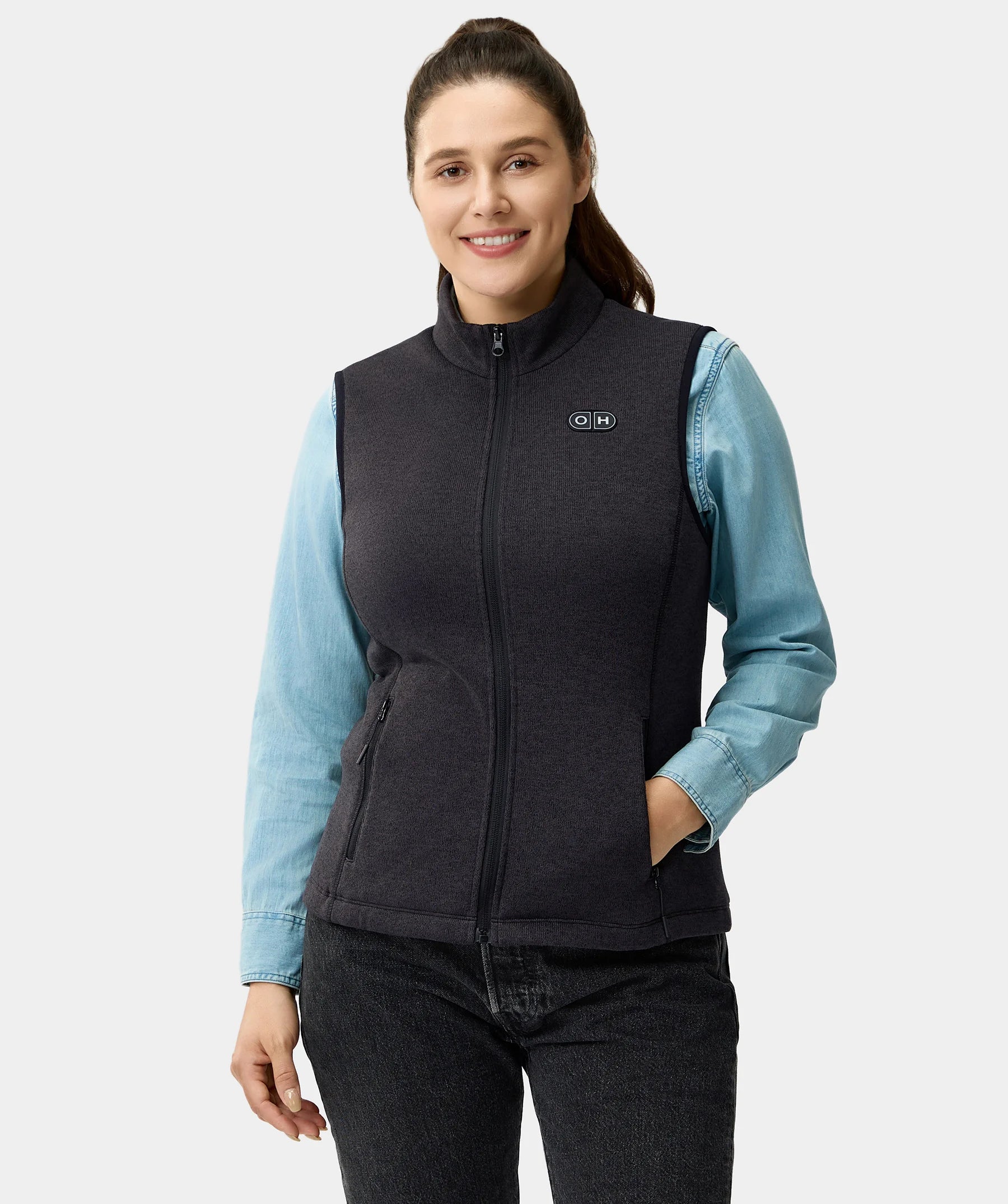 OH-1 Women’s Heated Recycled Fleece Vest