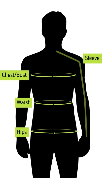 MEN | Chest | Waist | Hips